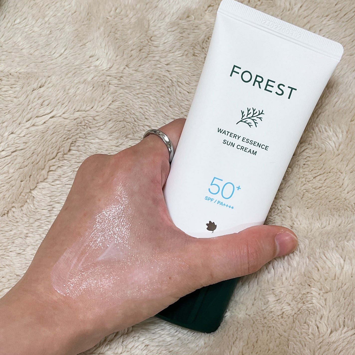 フォレスト エッセンスサンクリーム/FoRest by Greenfinger/日焼け止めローションを使ったクチコミ(1枚目)