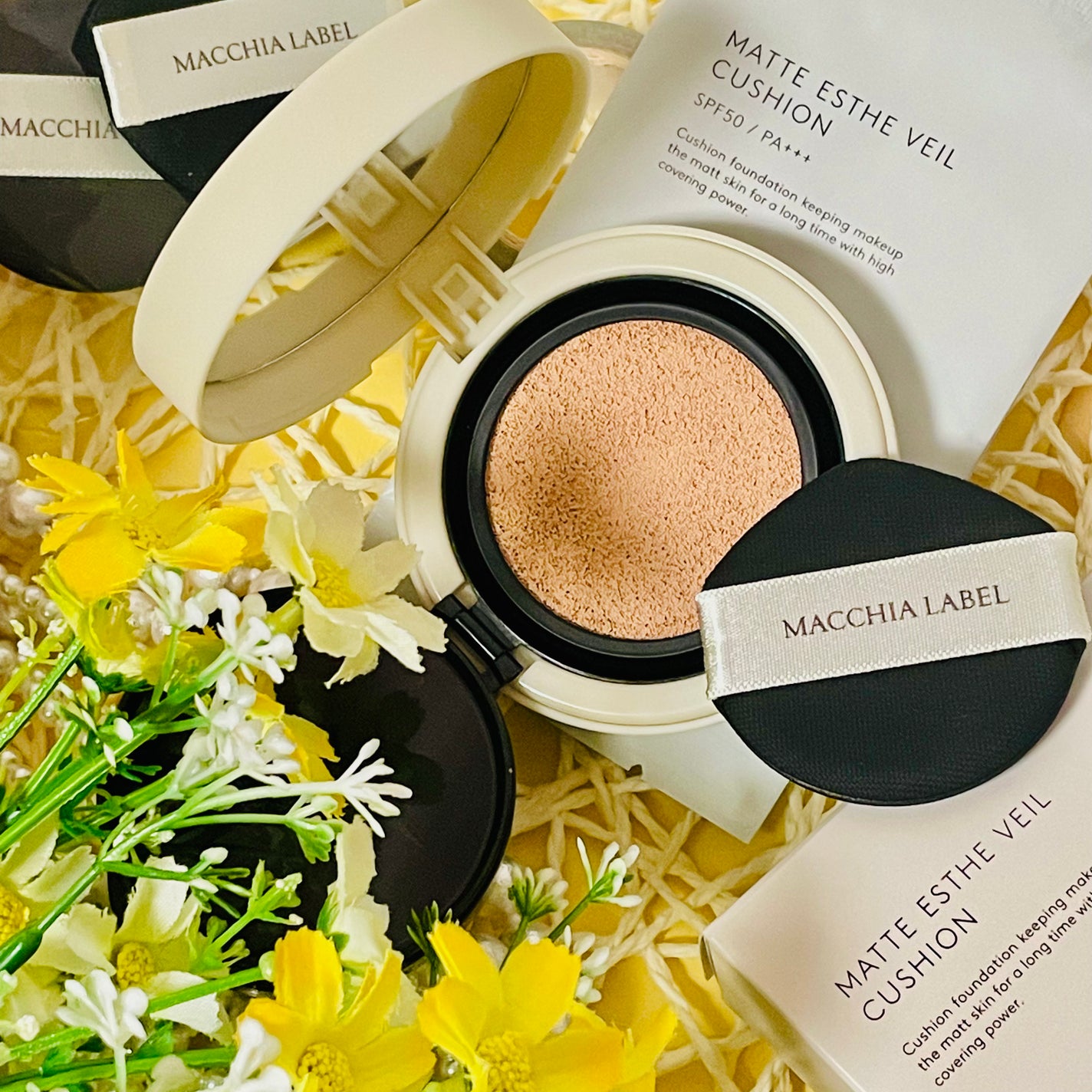 マットエステヴェール クッション/Macchia Label/クッションファンデーションを使ったクチコミ(7枚目)