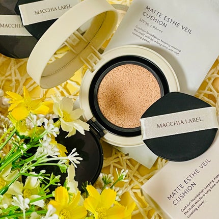 マットエステヴェール クッション/Macchia Label/クッションファンデーションを使ったクチコミ(7枚目)