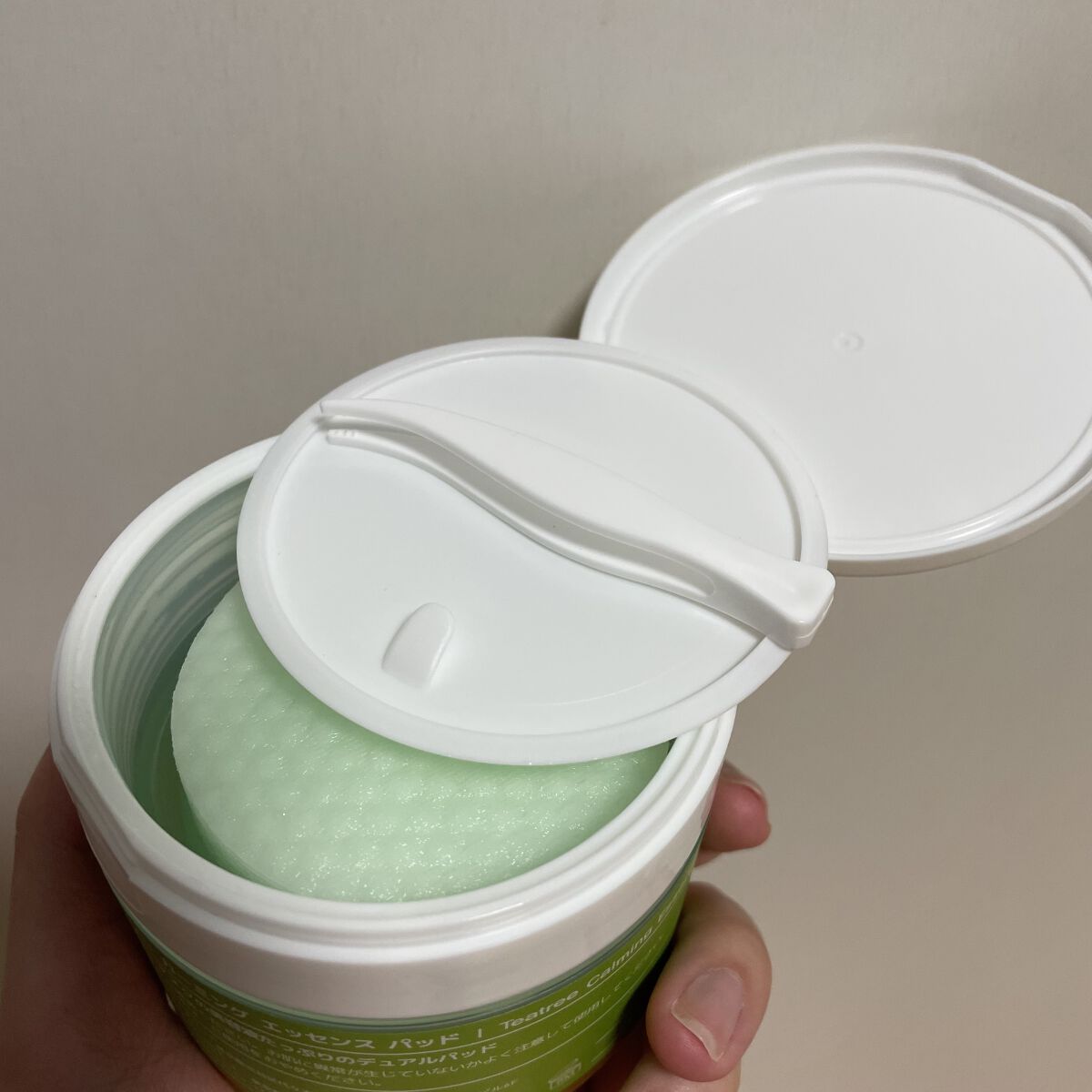 ティーツリーカーミングエッセンスパッド/MEDIHEAL/トナーパッドを使ったクチコミ（2枚目）