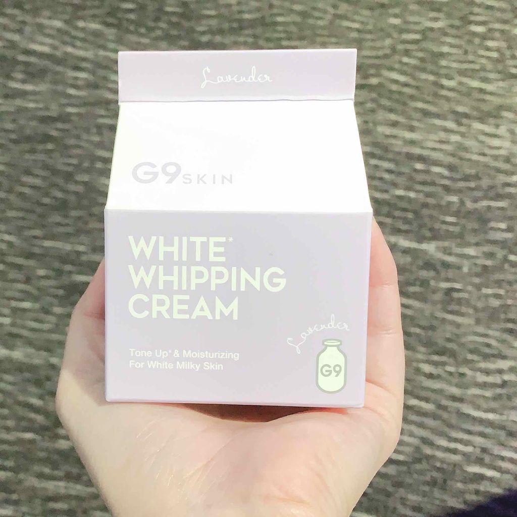 WHITE WHIPPING CREAM(ウユクリーム)/G9SKIN/化粧下地を使ったクチコミ（2枚目）
