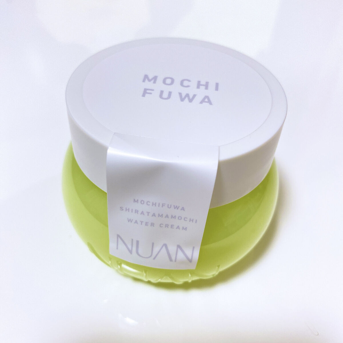 白玉もちウォータークリーム/NUAN/フェイスクリームを使ったクチコミ（2枚目）