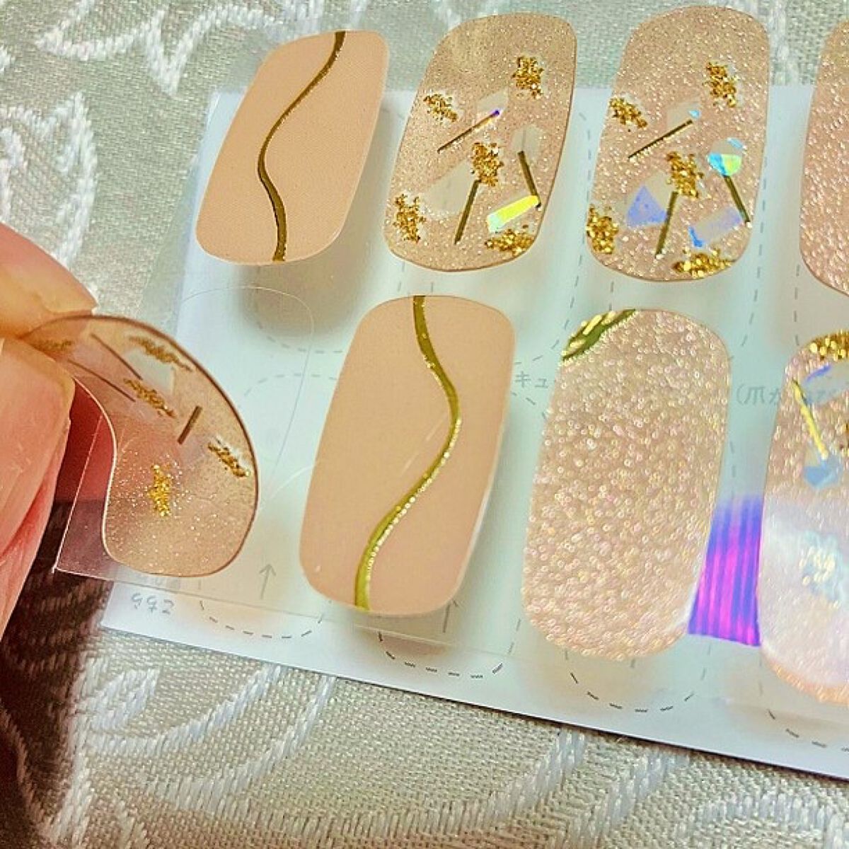 リアルジェルネイルシール/BEAUTY AVENUE/ネイルシールを使ったクチコミ(6枚目)