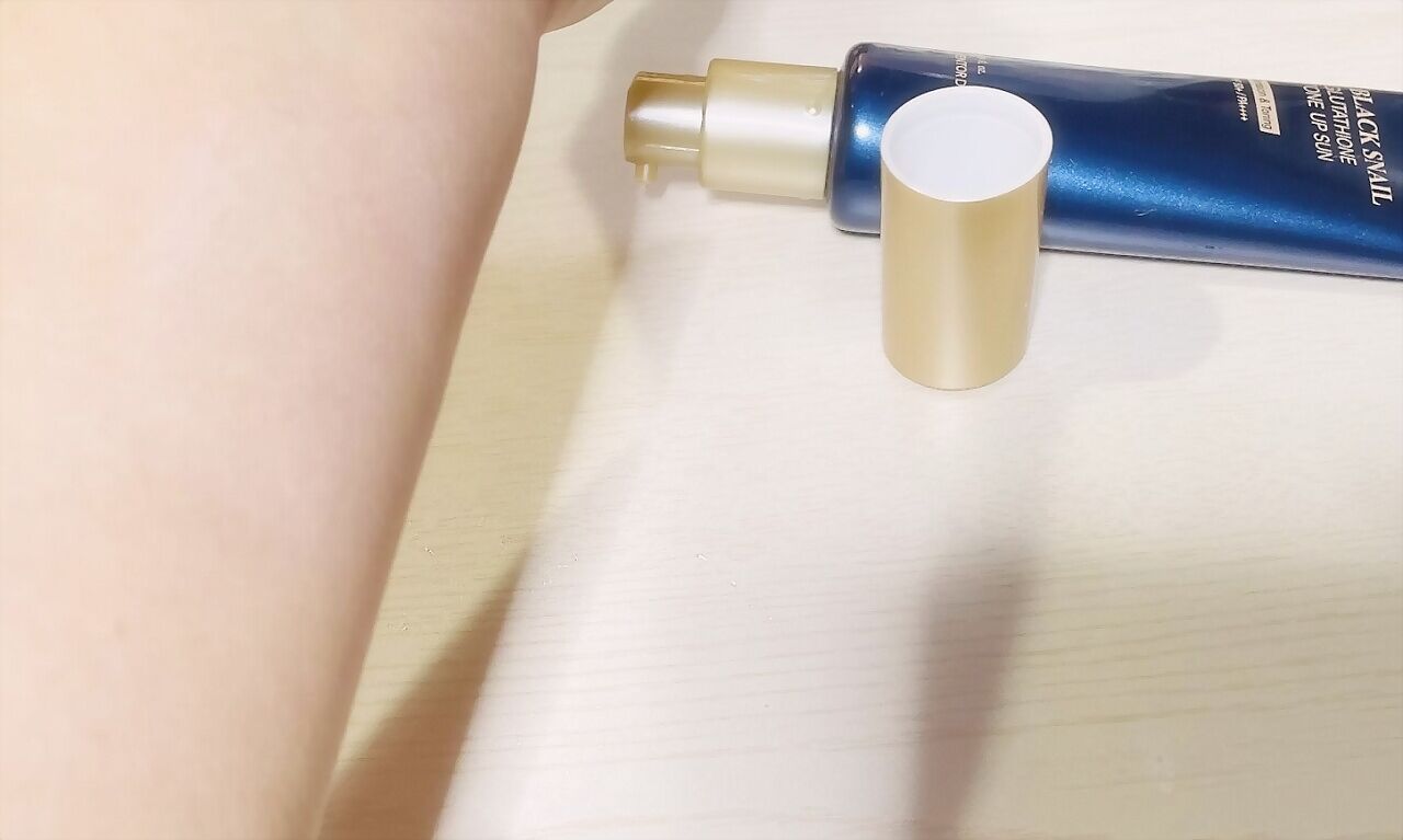 ブラックスネイルグルタチオントーンアップサン/Dr.G/日焼け止めクリームを使ったクチコミ(7枚目)