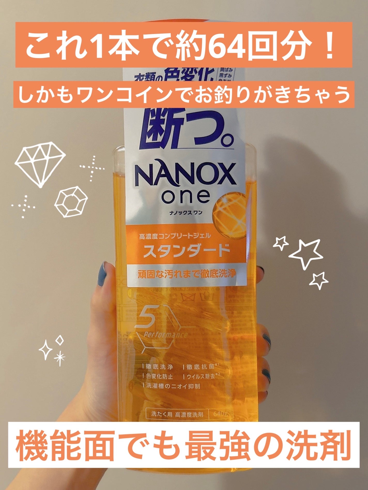 トップ スーパーNANOX(ナノックス)/トップ/洗濯洗剤を使ったクチコミ(1枚目)
