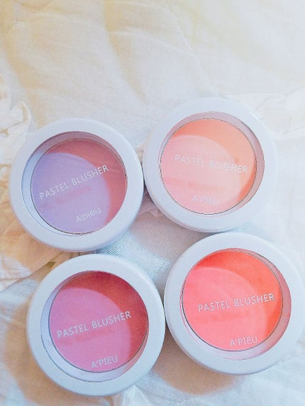 アピュー パステルブラッシャー/A’pieu/パウダーチークを使ったクチコミ(2枚目)