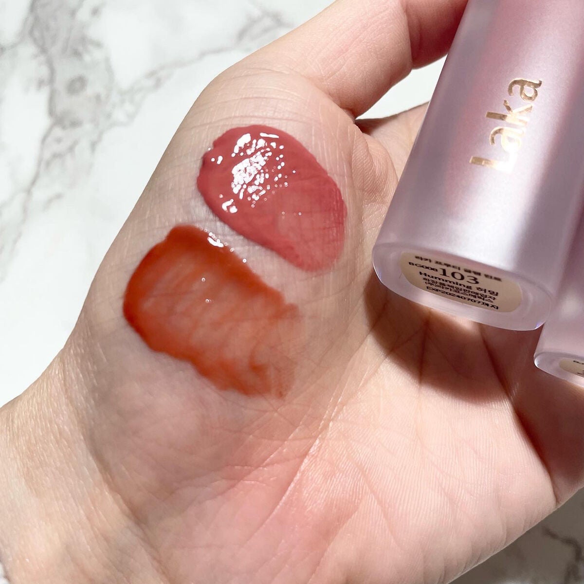 フルーティーグラムティント/Laka/リップティントを使ったクチコミ(6枚目)