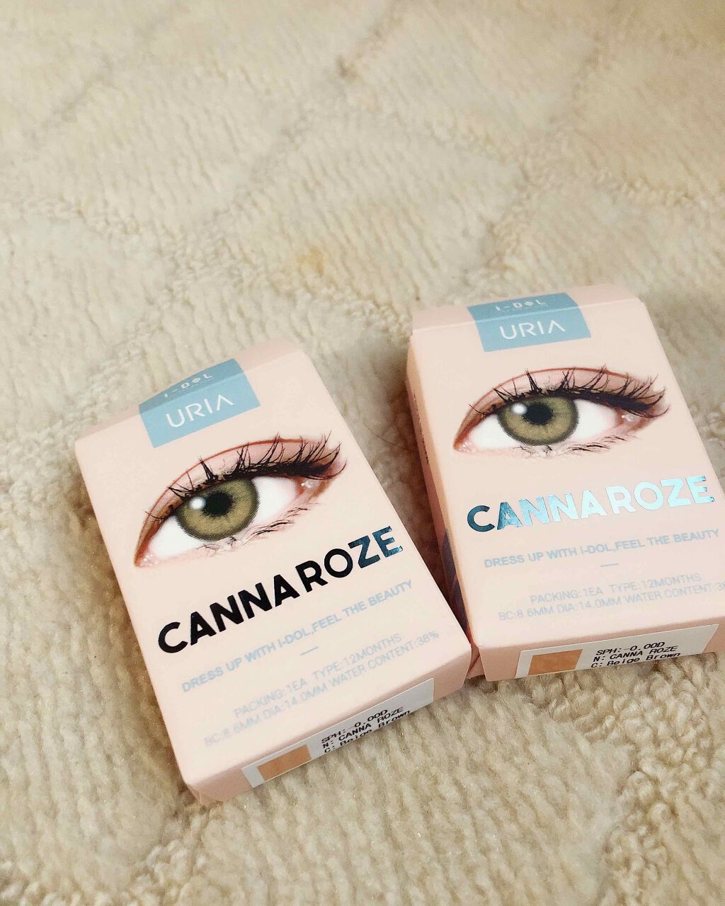 CANNA ROZE 1year/URIA i-DOL/カラーコンタクトレンズを使ったクチコミ(4枚目)