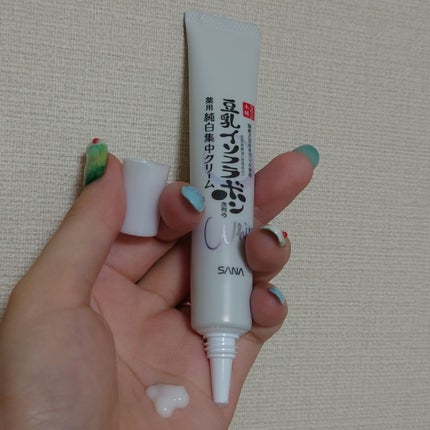 薬用美白スポッツクリーム/なめらか本舗/フェイスクリームを使ったクチコミ(2枚目)