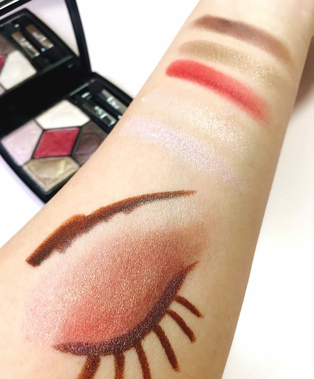 サンク クルール/Dior/アイシャドウパレットを使ったクチコミ(3枚目)