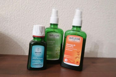 ✔︎WELEDA

ボディオイル▶︎ホワイトバーチ
マッサージオイル▶︎アルニカ
ヘアオイル


ホワイトバーチの香りが好きでずっと使ってます✨

最近買ったヘアオイルがめっちゃお気に入り！
いい香りだ