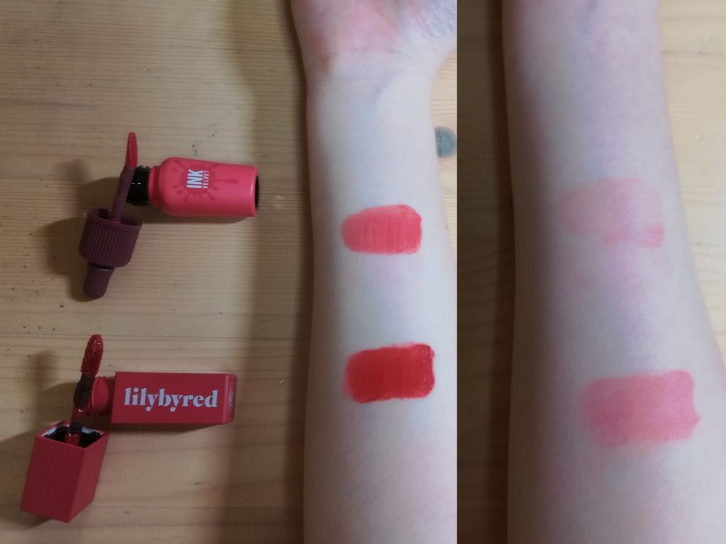ブラッディライアー コーティングティント/lilybyred/リップティントを使ったクチコミ(2枚目)