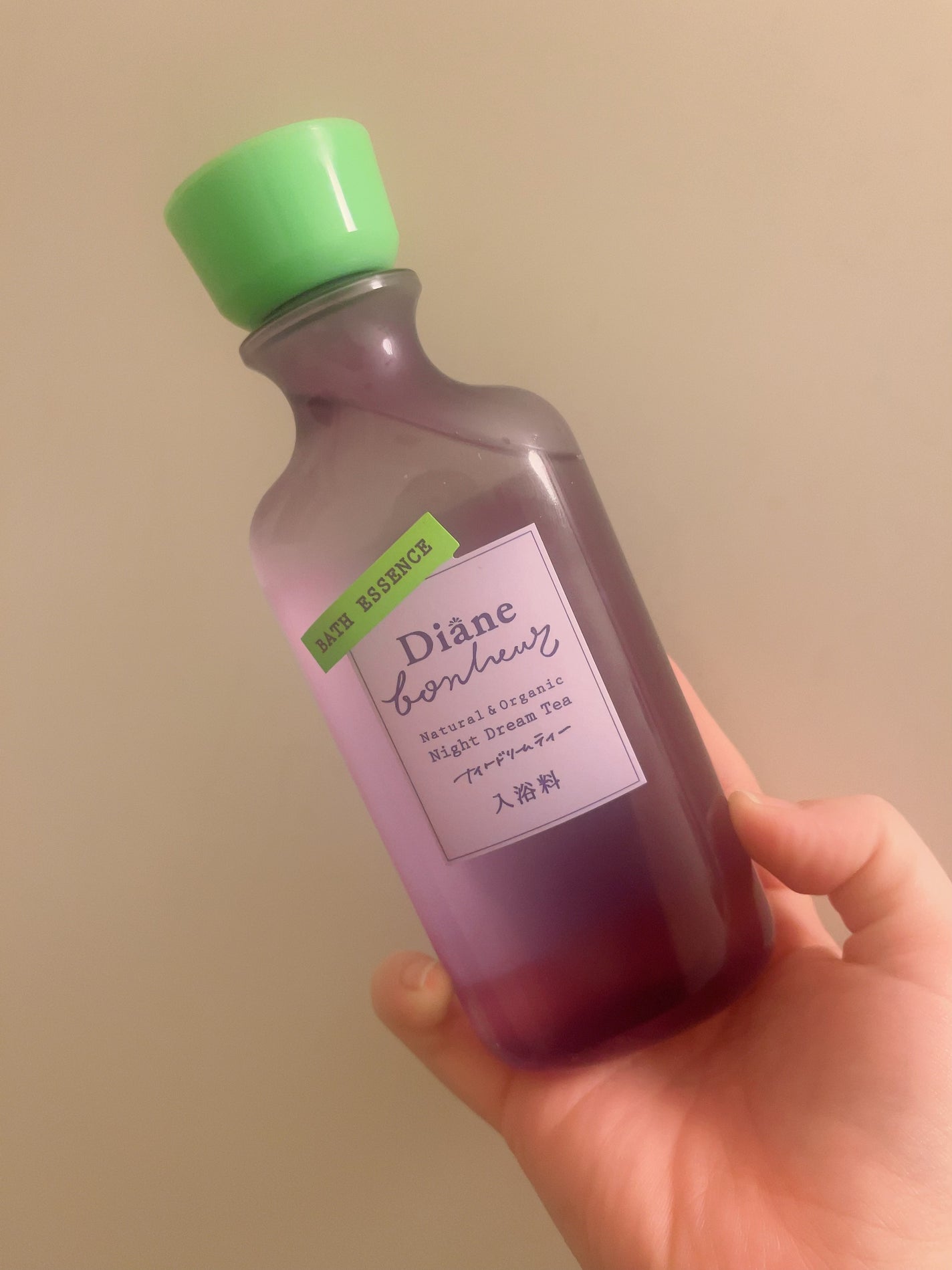 ボヌール バスエッセンス ナイトドリームティーの香り/ダイアン/保湿系入浴剤を使ったクチコミ(1枚目)