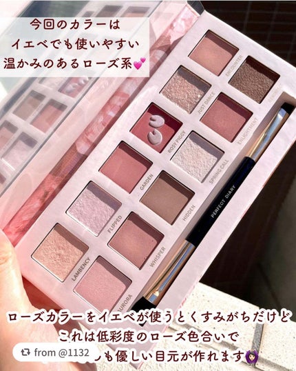 エクスプローラ12色 動物アイシャドウパレット/PERFECT DIARY/アイシャドウパレットを使ったクチコミ(4枚目)