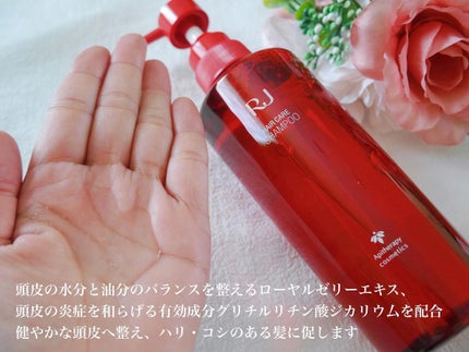 アピセラピーコスメティクス 薬用 RJ地肌ケア シャンプー/コンディショナー のクチコミ「山田養蜂場のエイジングヘアケアシリーズ
@yamada.bee_official
「薬.....」(3枚目)