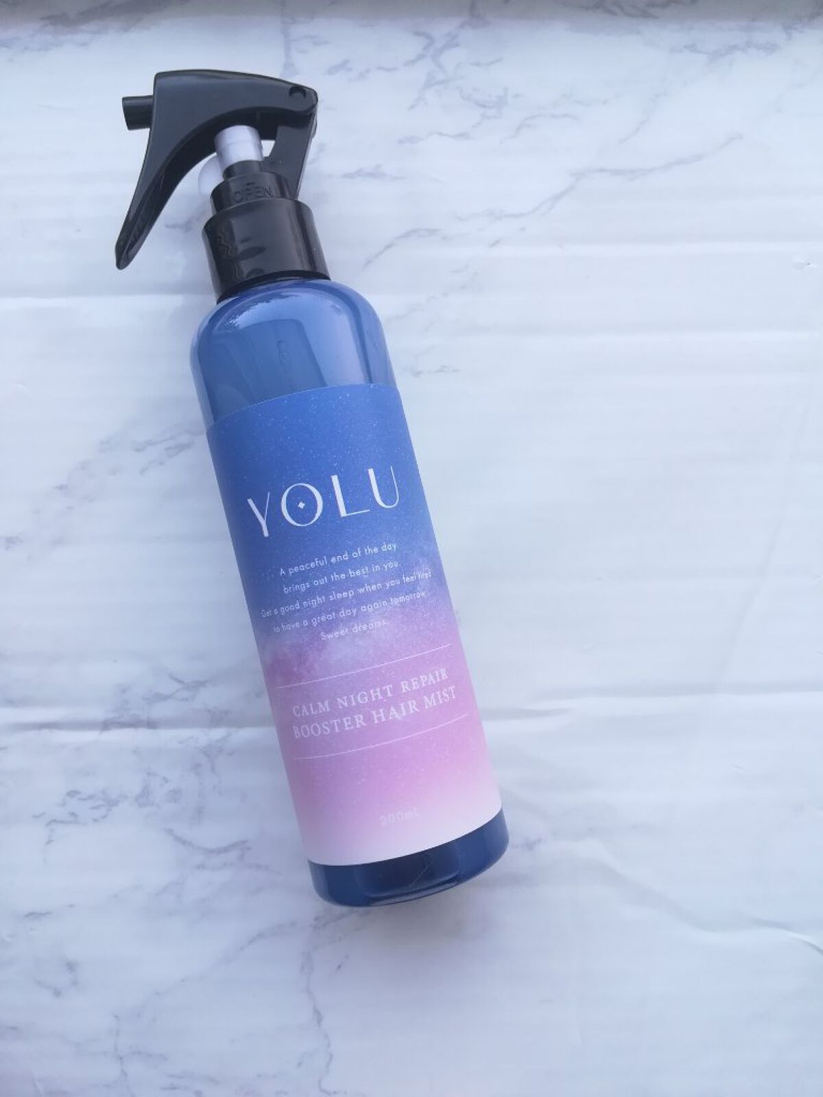 カームナイトリペアブースターヘアミスト/YOLU/プレスタイリング・寝ぐせ直しを使ったクチコミ(1枚目)