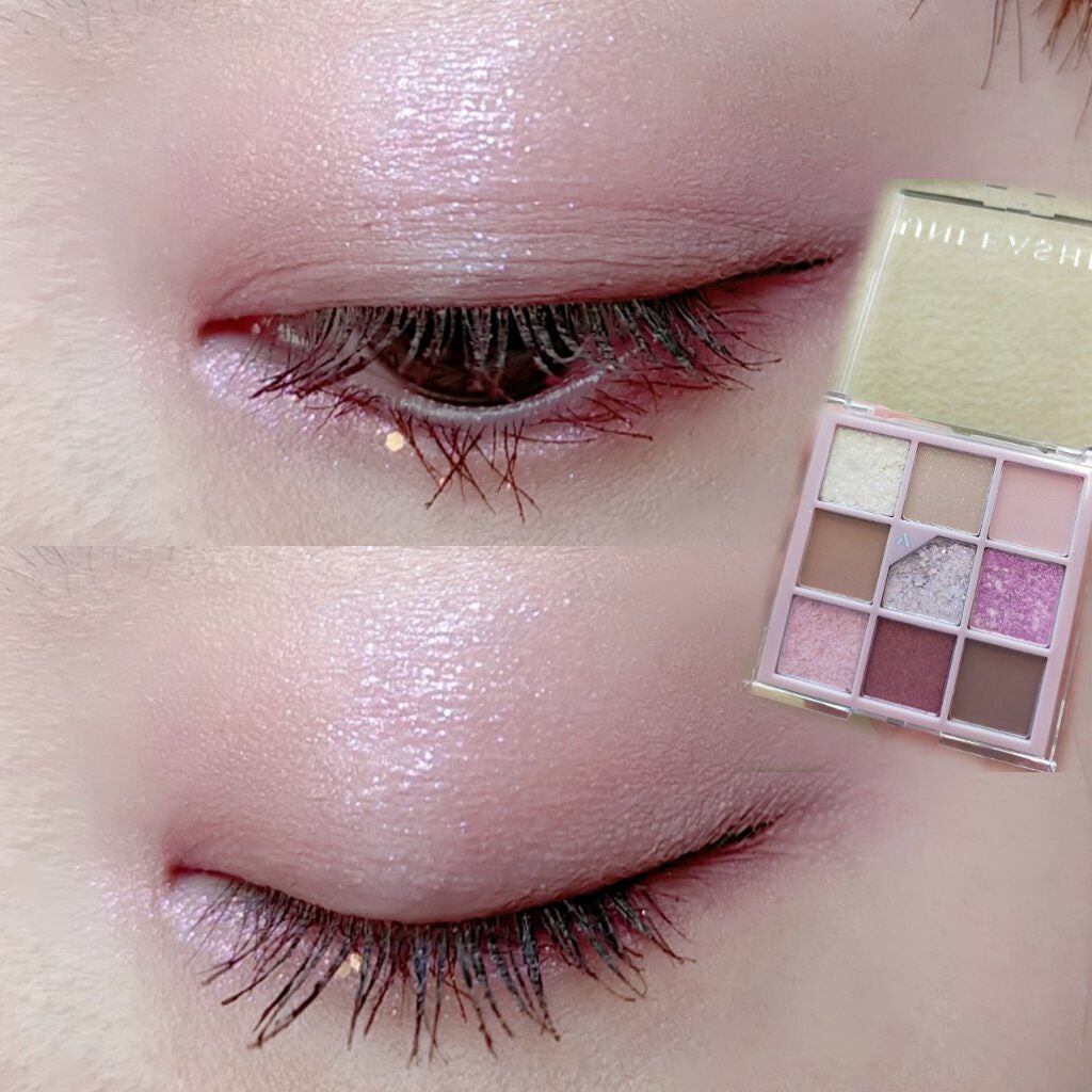 グリッターペディアアイパレット/unleashia/アイシャドウパレットを使ったクチコミ(1枚目)