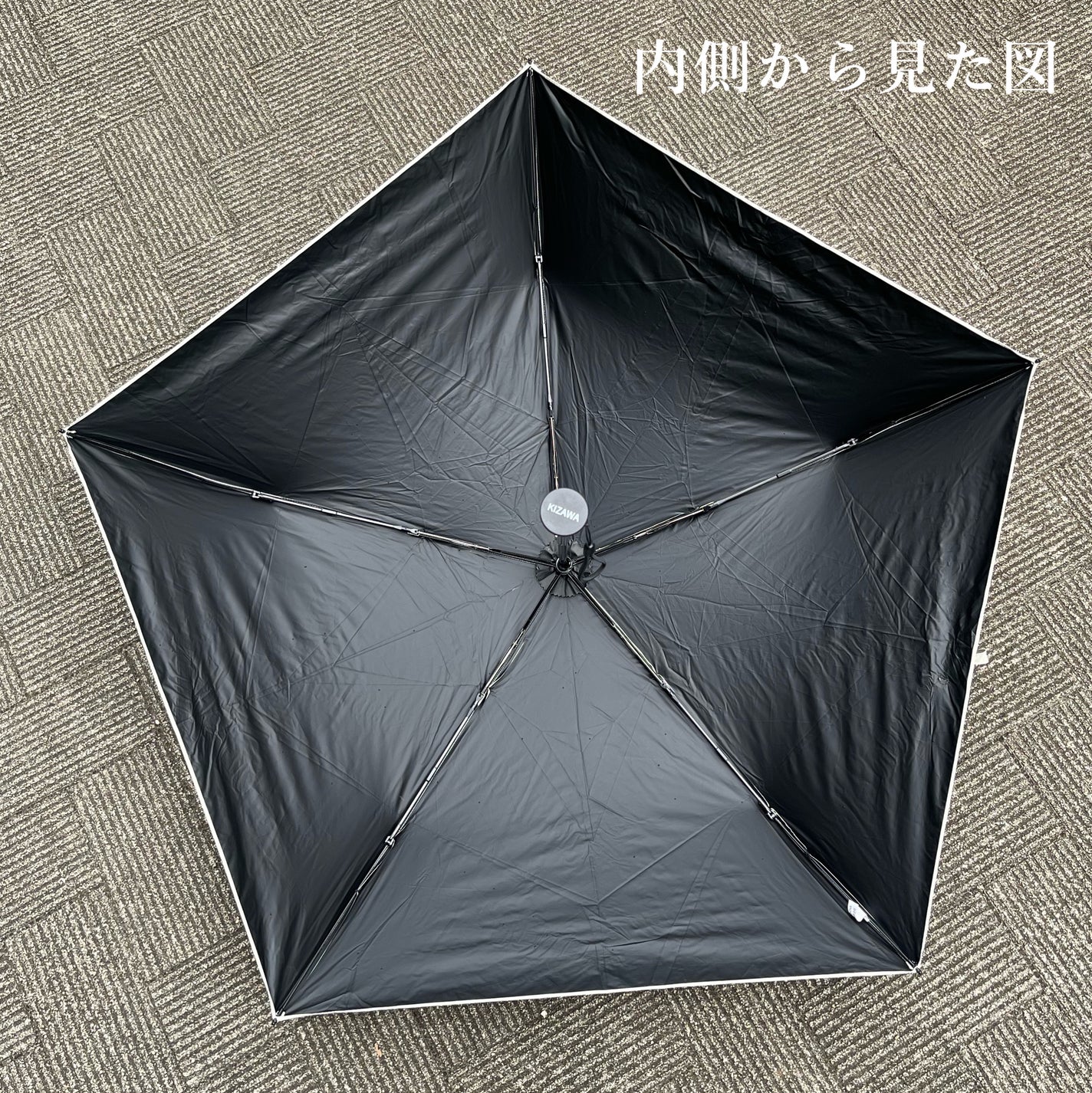 超軽量晴雨兼用折りたたみ傘/KIZAWA/日傘を使ったクチコミ(6枚目)