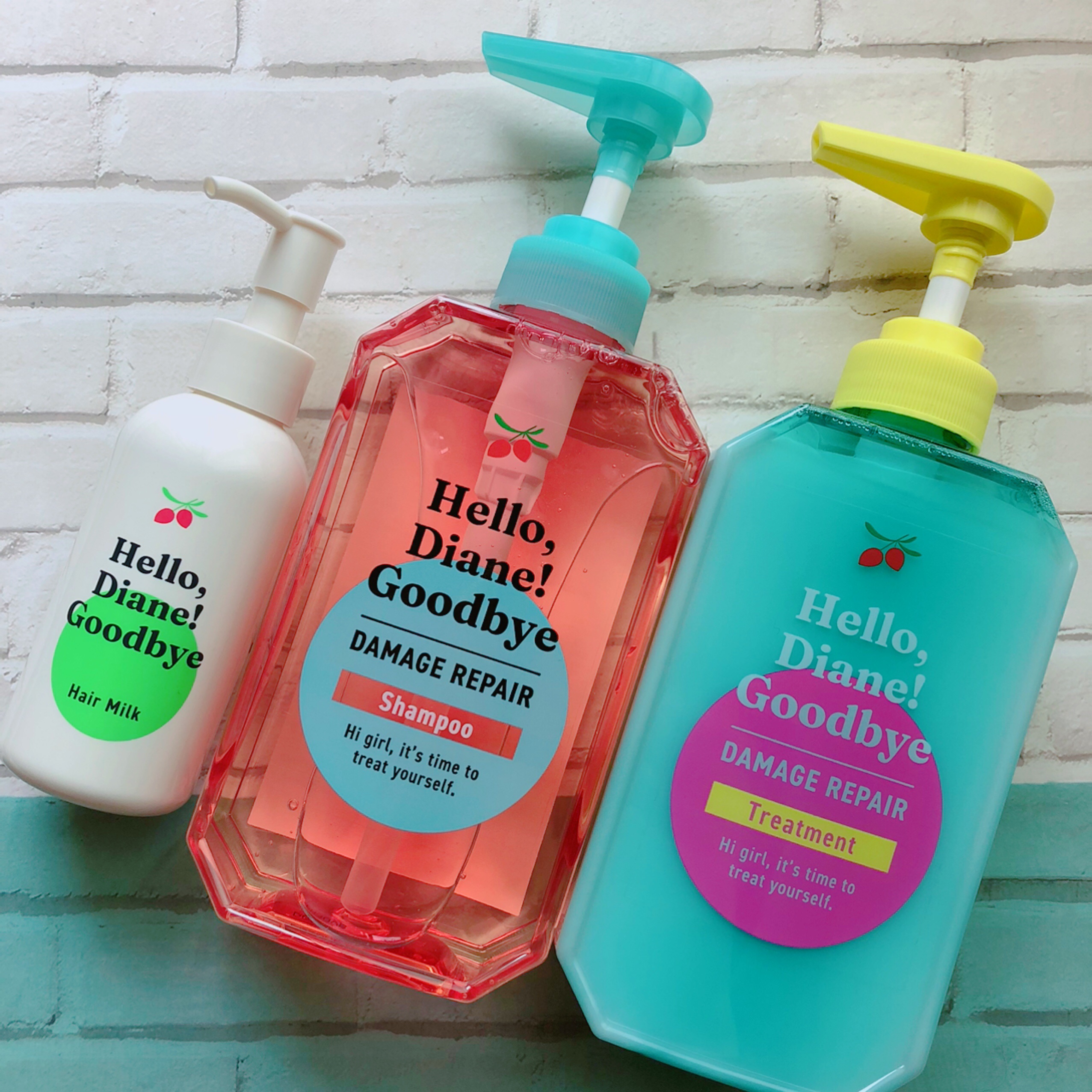 ハローダイアン グッバイ ダメージリペア シャンプー/トリートメント/ダイアン/市販シャンプーを使ったクチコミ（1枚目）