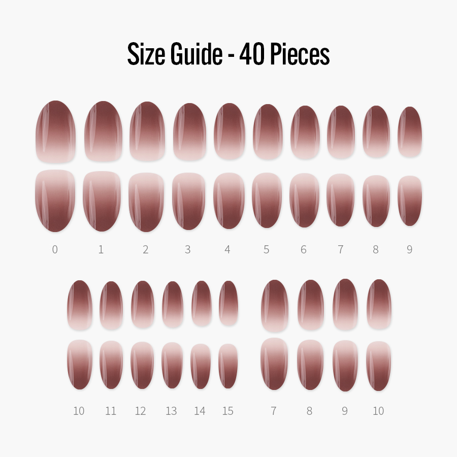 ネイルチップ(シールタイプ) チリオンブレ(Chilli Ombre)