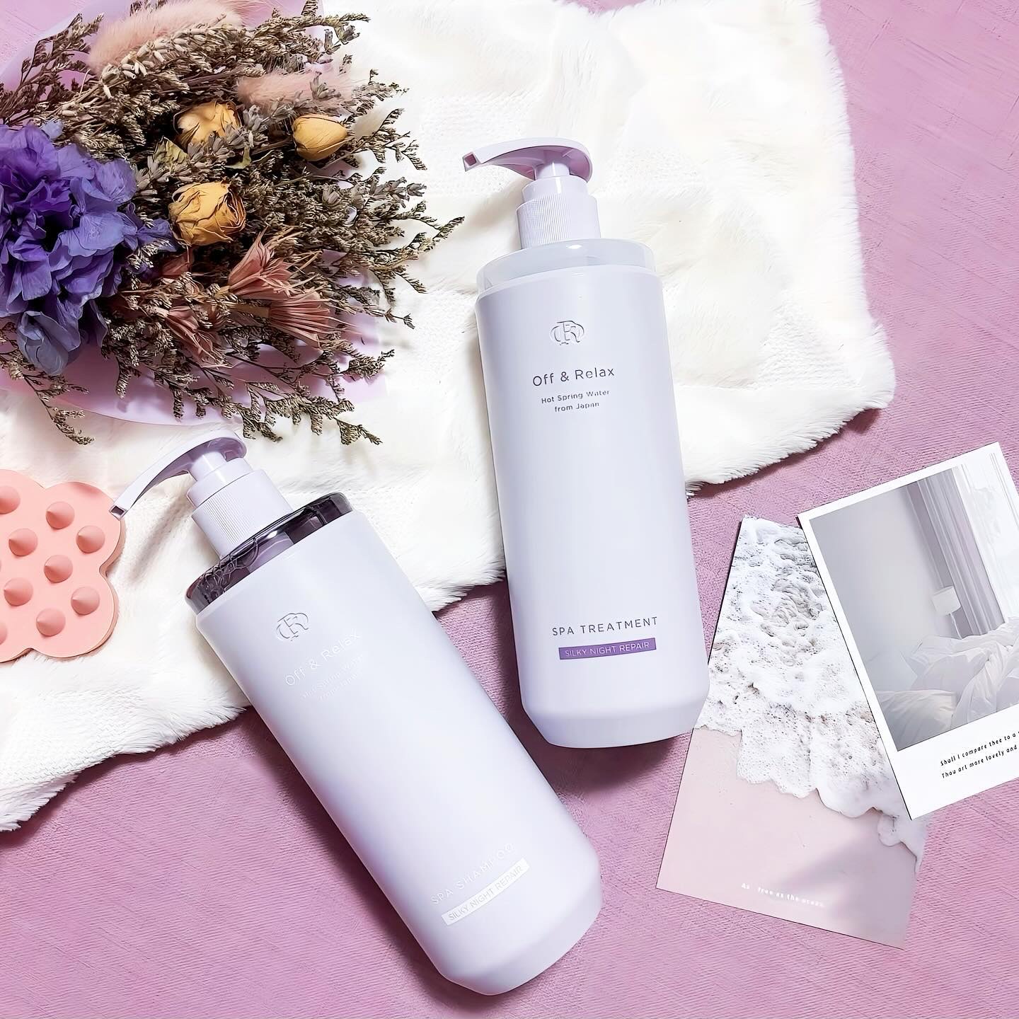 ＯＲ スパ・シャンプー／ヘアトリートメント シルキーナイトリペア/Off&Relax/市販シャンプーを使ったクチコミ（1枚目）