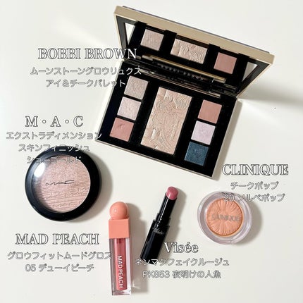 ムーンストーン グロウ リュクス アイ & チーク パレット/BOBBI BROWN/アイシャドウパレットを使ったクチコミ(5枚目)