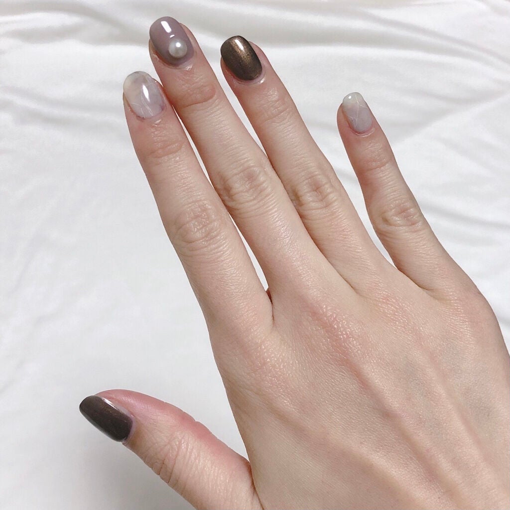 フレンドネイル(リニューアル品) /DAISO/マニキュアを使ったクチコミ(3枚目)