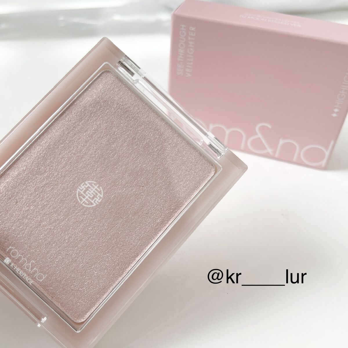 ヴェールライター/rom&nd/パウダーハイライトを使ったクチコミ（1枚目）