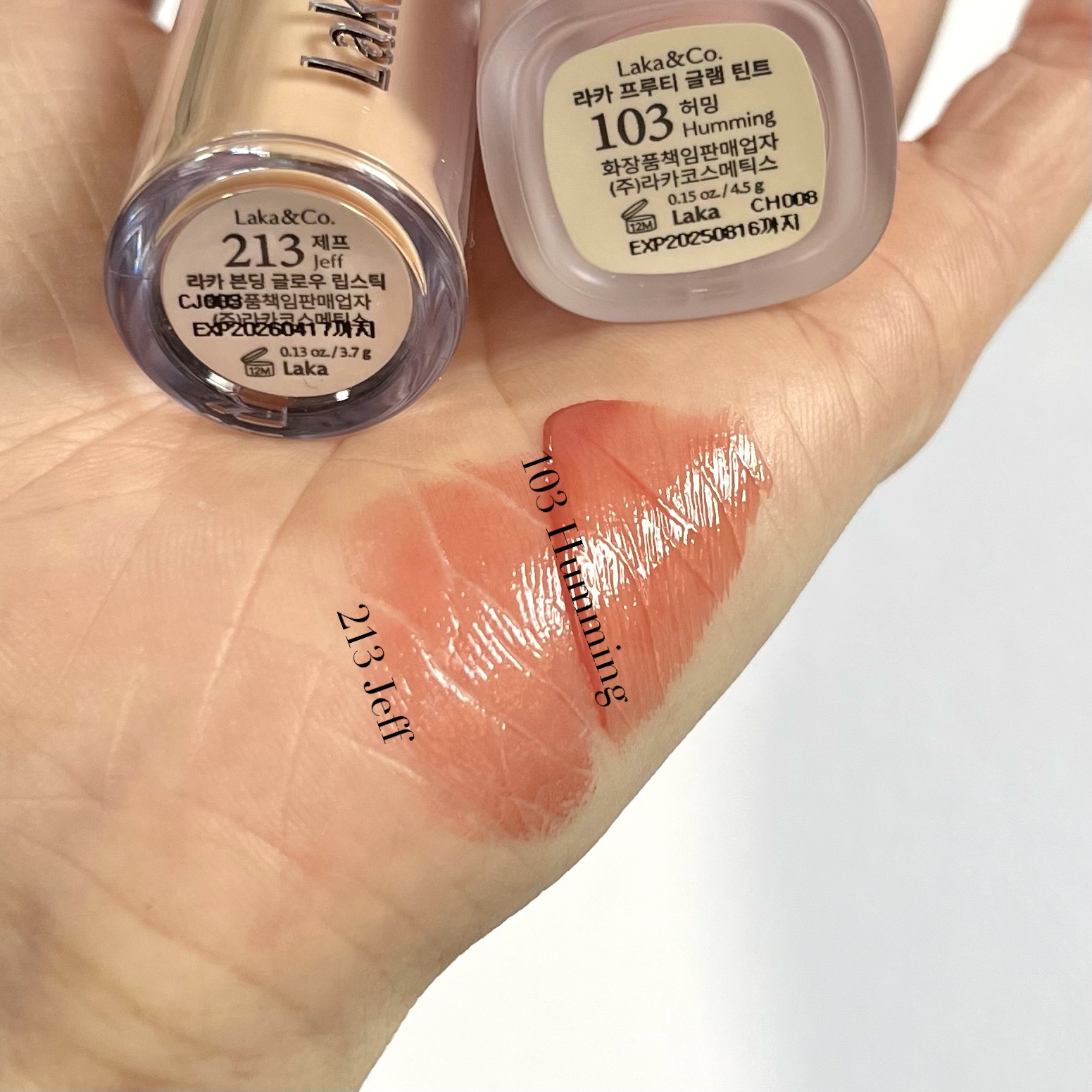 ボンディンググロウリップスティック/Laka/口紅を使ったクチコミ（2枚目）