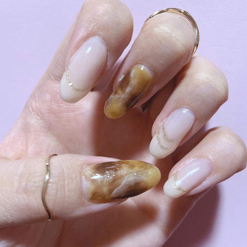 ジェルネイル（ライト対応）/セリア/ジェルネイルを使ったクチコミ（1枚目）