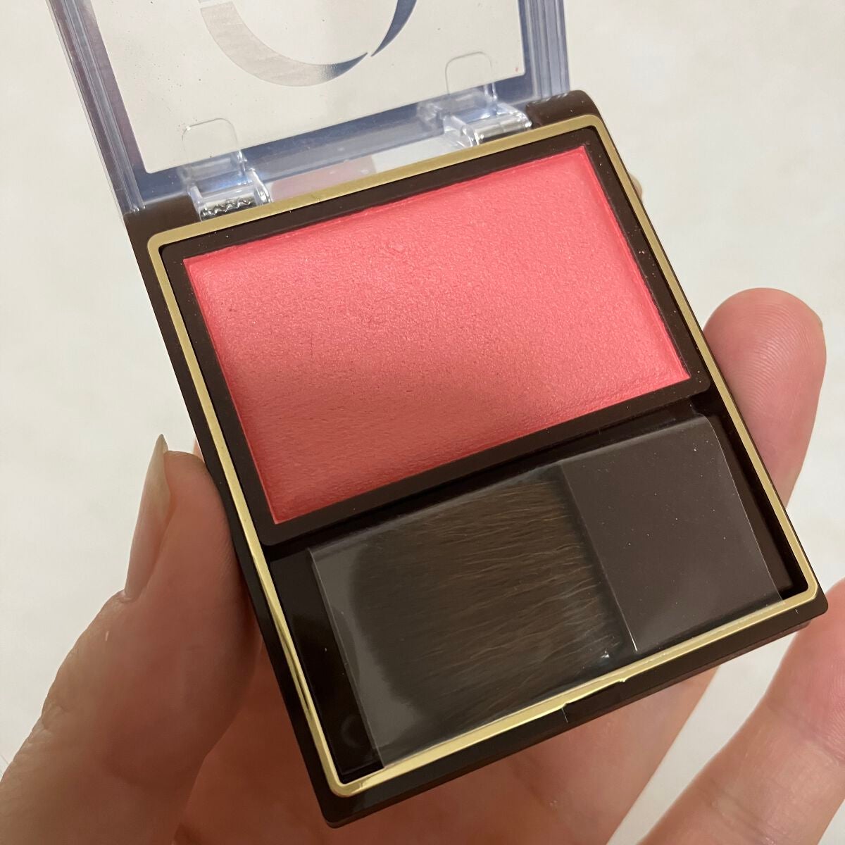 スキニーリッチチーク/excel/パウダーチークを使ったクチコミ(4枚目)