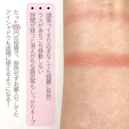 ラスティングマルチアイベース WP/キャンメイク/アイシャドウベースを使ったクチコミ(6枚目)