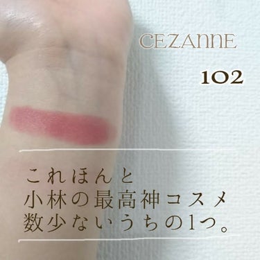 ラスティング リップカラーN/CEZANNE/口紅を使ったクチコミ（2枚目）