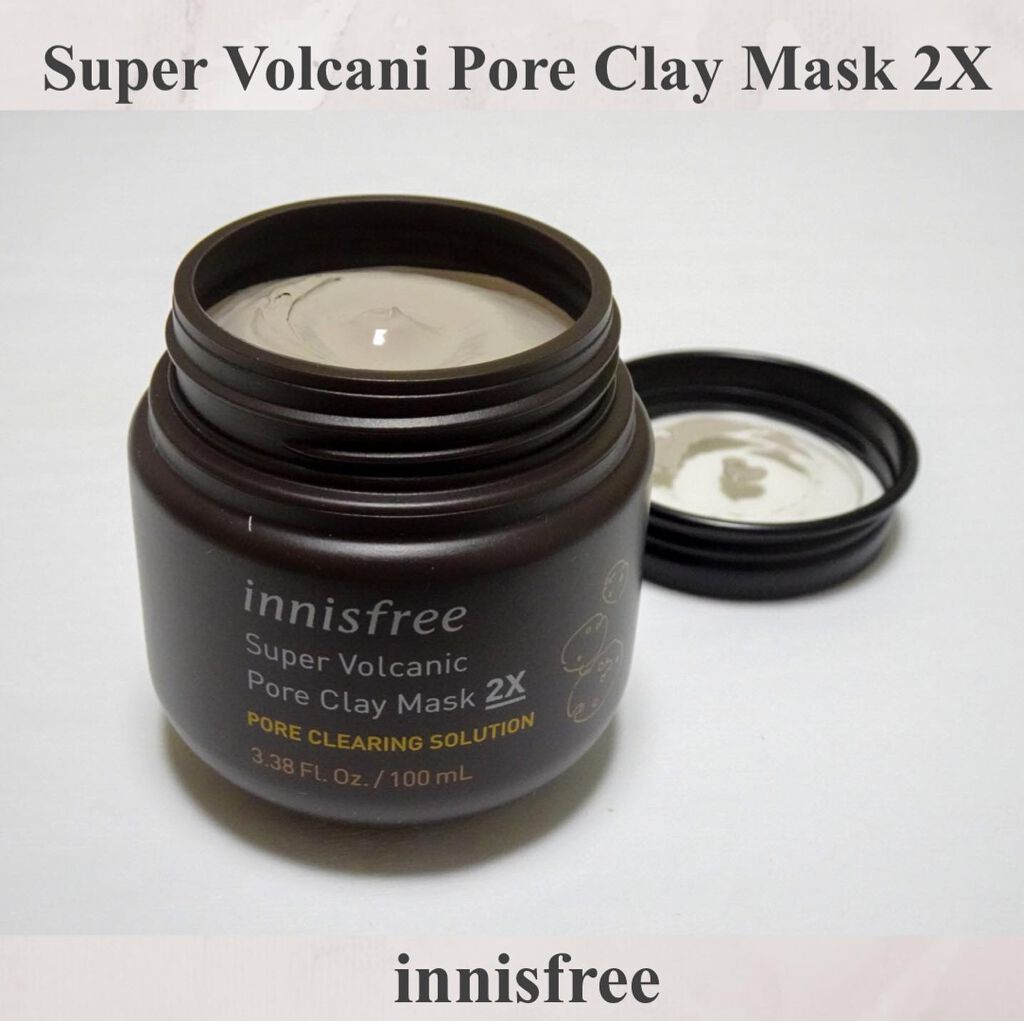 スーパーヴォルカニック ポア クレイマスク/innisfree/洗い流すパック・マスクを使ったクチコミ(1枚目)