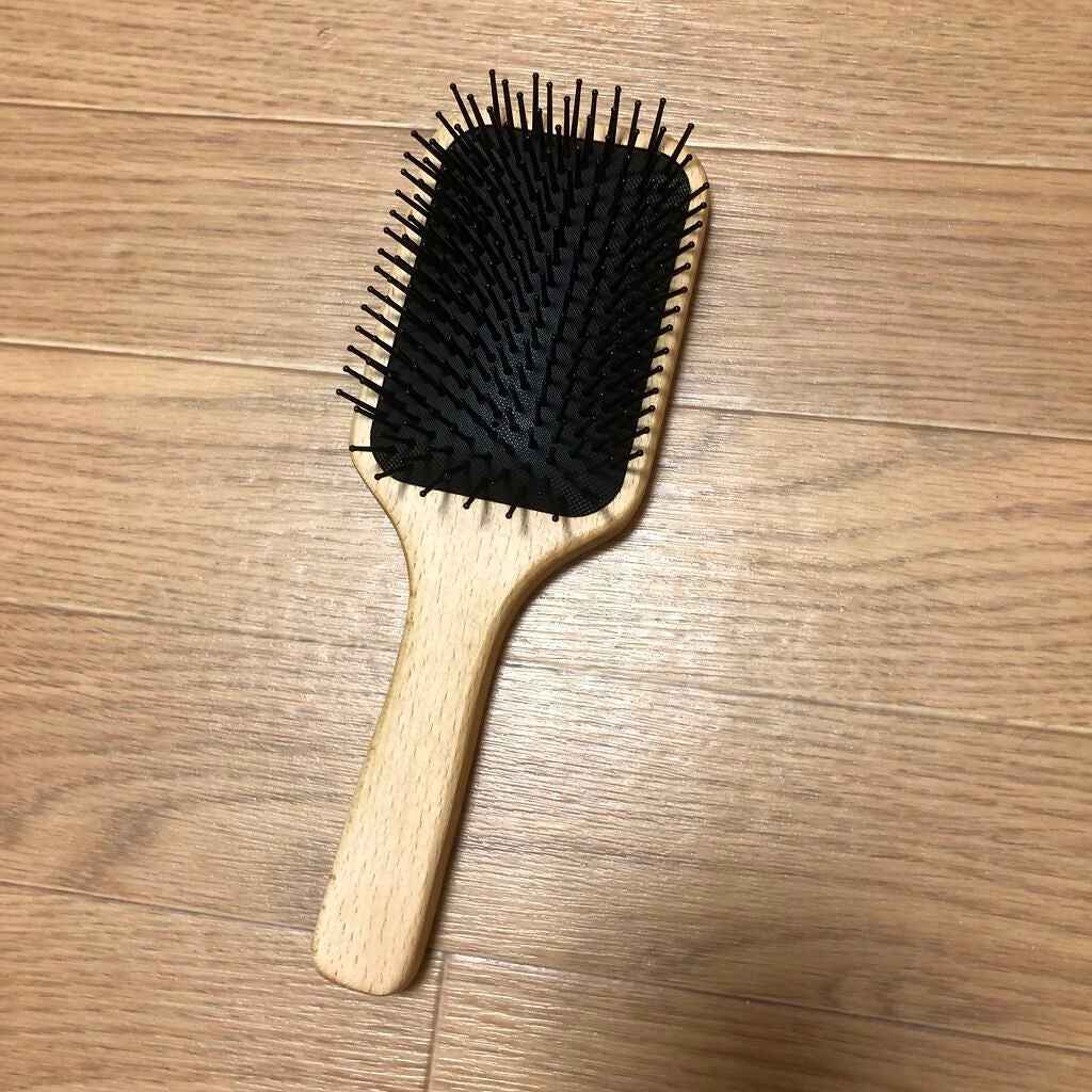 ブナ材頭皮ケアブラシ/無印良品/ヘアブラシを使ったクチコミ(1枚目)