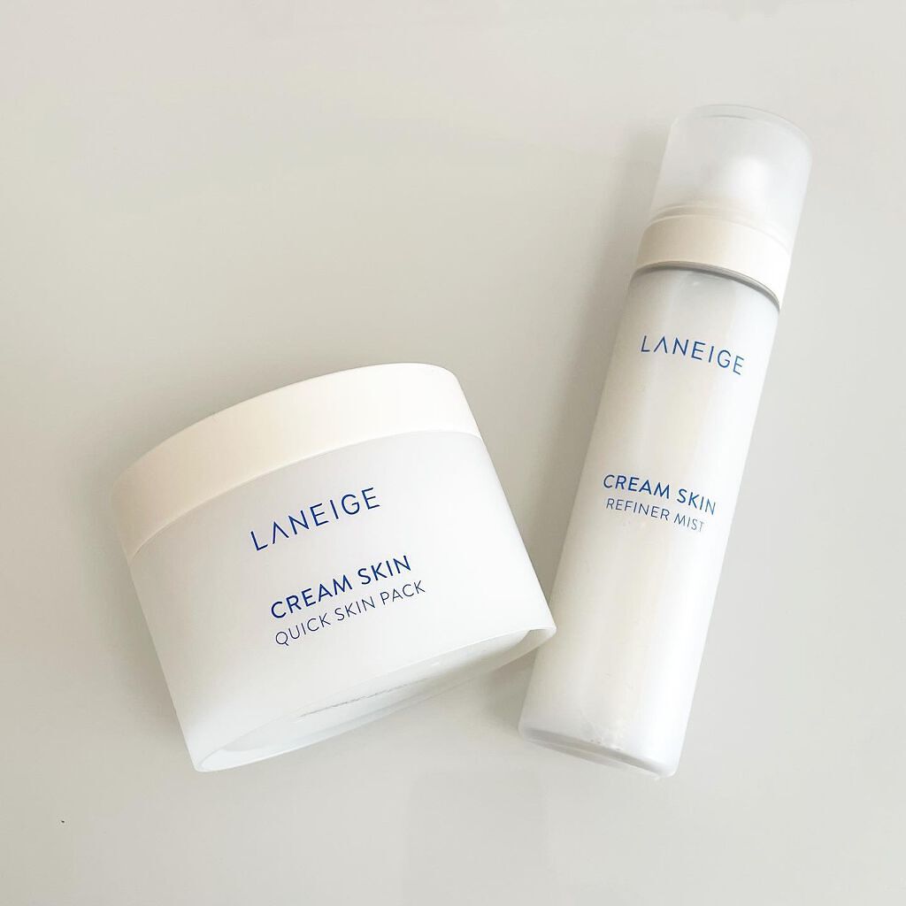 クリームスキン クイックスキンパック/LANEIGE/シートマスク・パックを使ったクチコミ(1枚目)