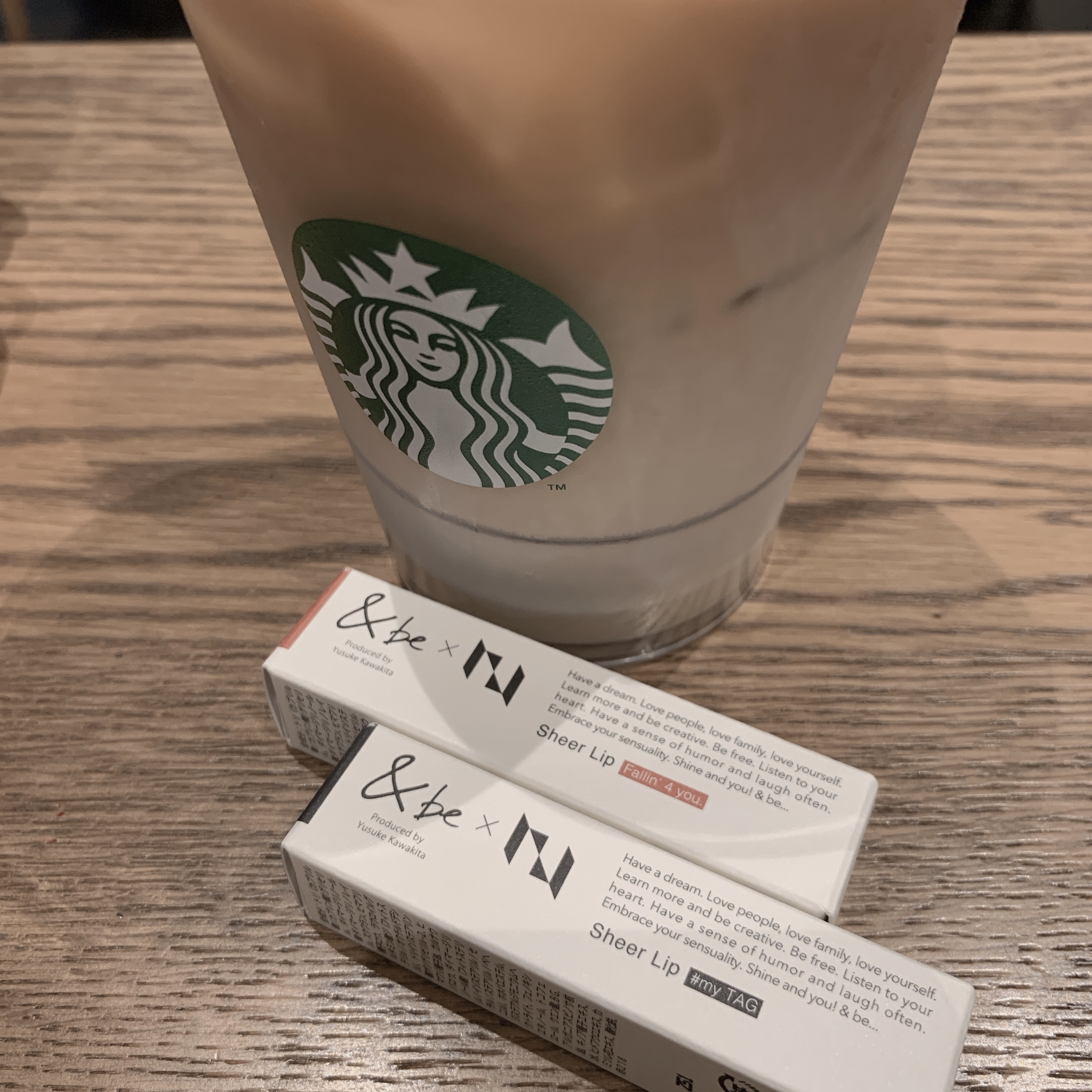 ＆be シアーリップ 【コラボカラー・限定】Fallin' 4 you./＆be/口紅を使ったクチコミ（1枚目）