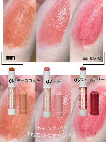 むちぷるティント/キャンメイク/リップティントを使ったクチコミ(1枚目)