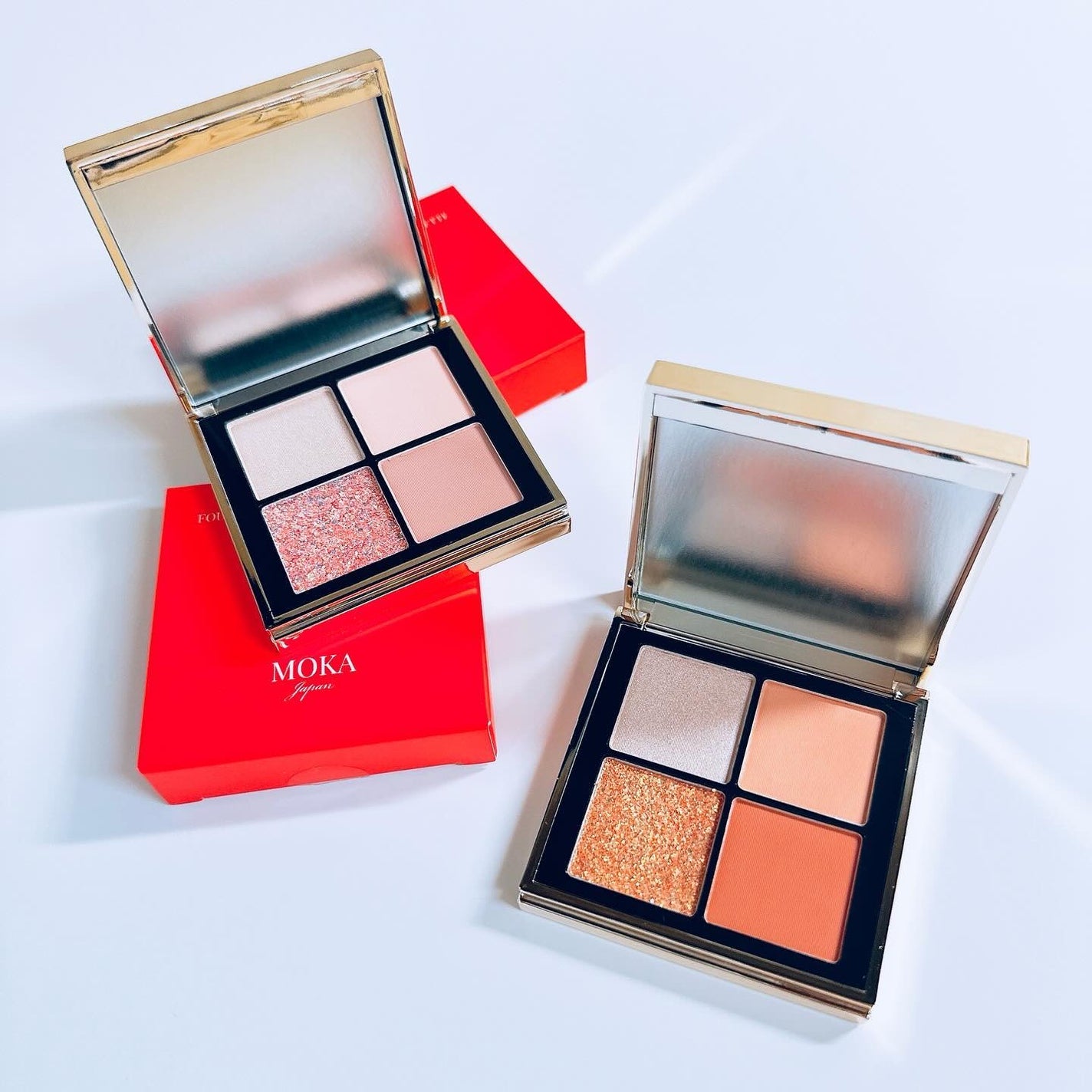 4色アイシャドウパレット/MOKA Japan cosmetics/アイシャドウパレットを使ったクチコミ(7枚目)