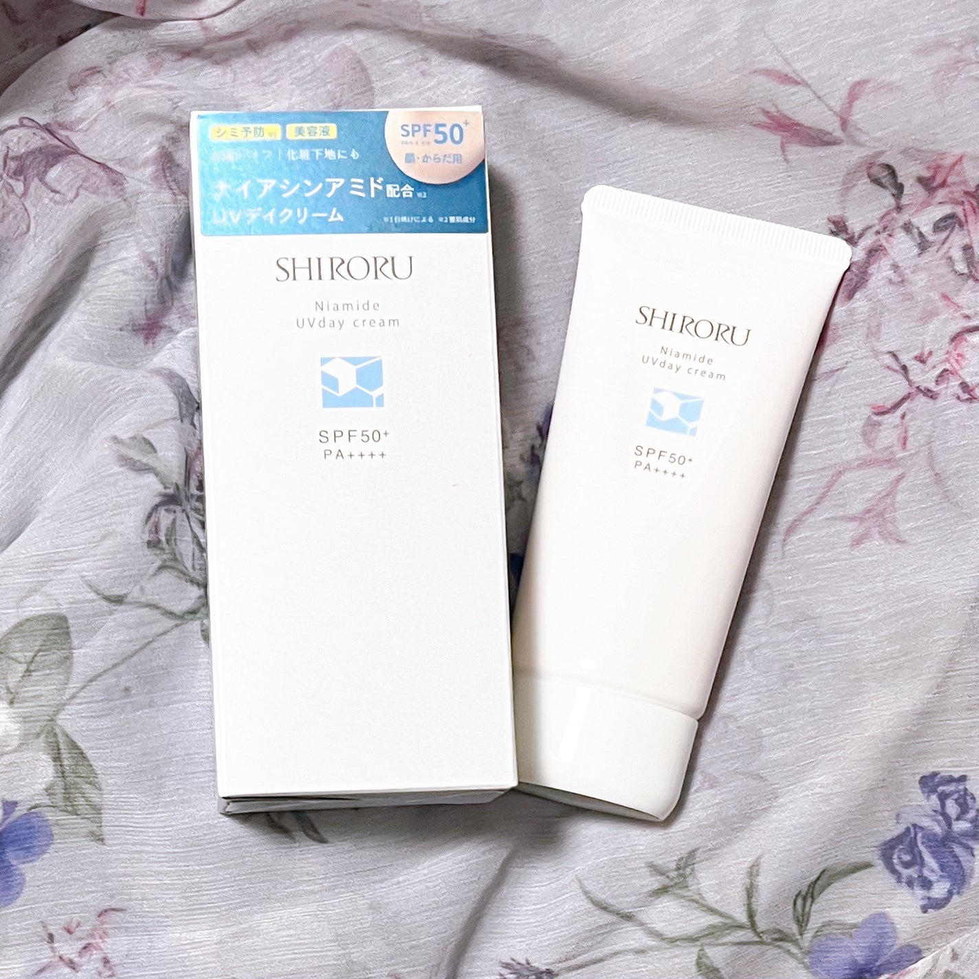 ナイアミドUVデイクリーム/SHIRORU/日焼け止めクリームを使ったクチコミ(1枚目)