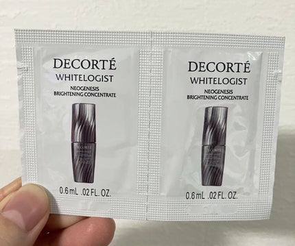 ホワイトロジスト ネオジェネシス ブライトニング コンセントレイト/DECORTÉ/美容液を使ったクチコミ(1枚目)