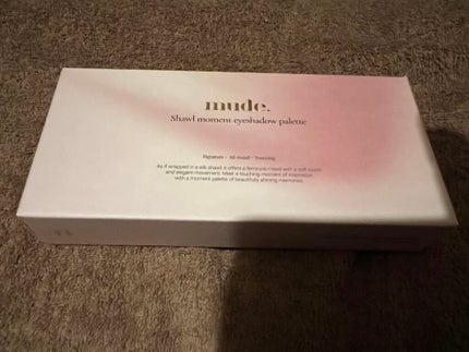MDショールモーメント アイシャドウパレット/mude/アイシャドウパレットを使ったクチコミ(1枚目)