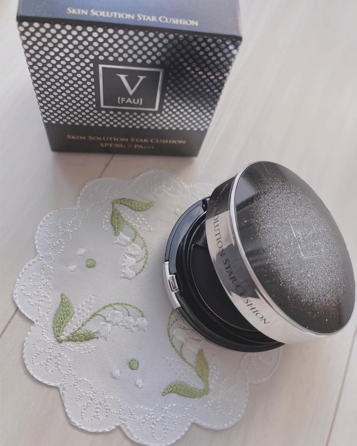 スキンソリューションスタークッション/FAU/クッションファンデーションを使ったクチコミ(1枚目)