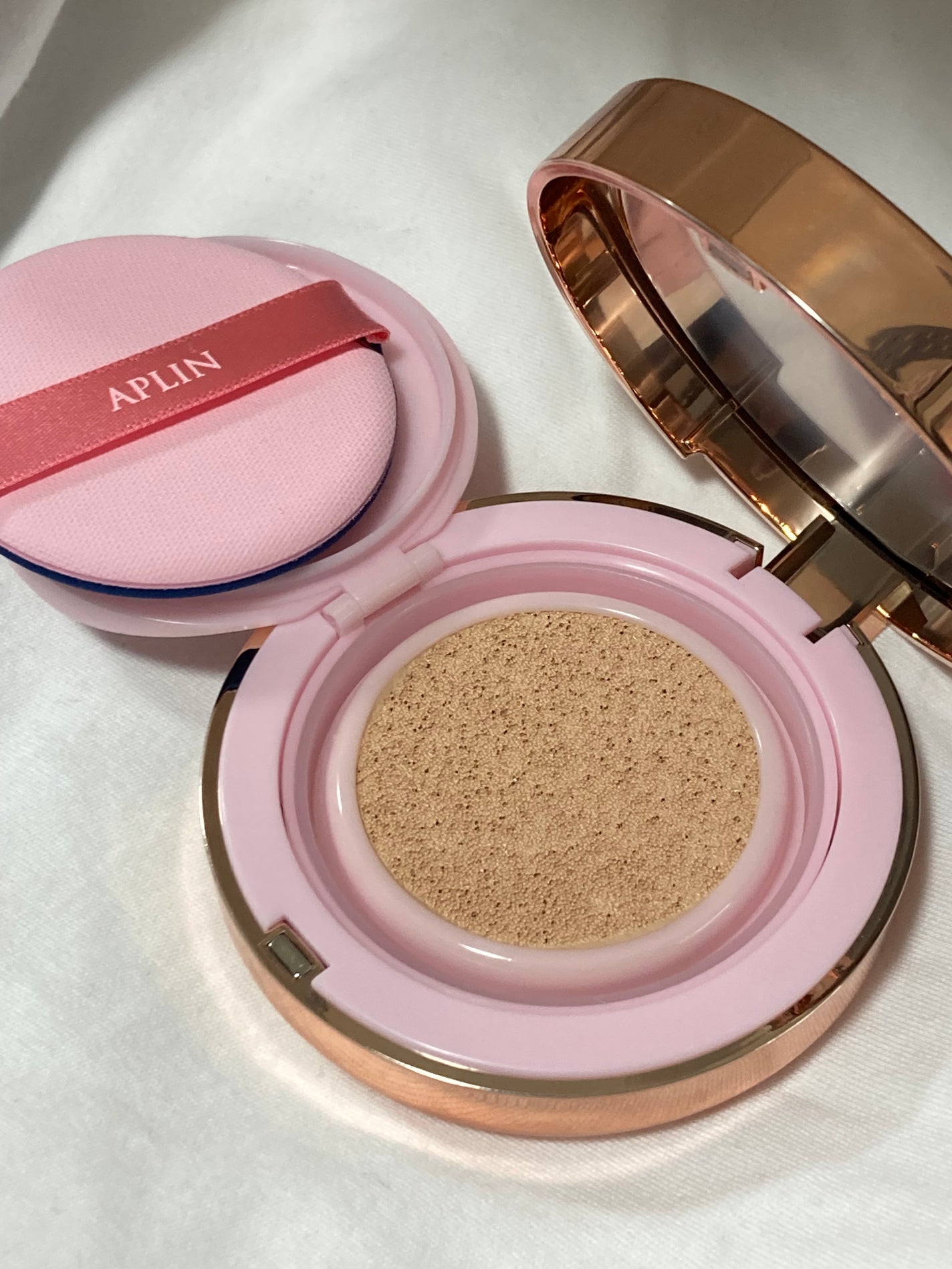 ピンクティーツリーカバーアップグロウクッション/APLIN/クッションファンデーションを使ったクチコミ(2枚目)