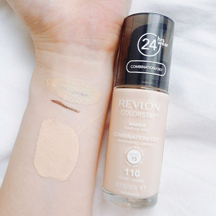 カラーステイ メイクアップ/REVLON/リキッドファンデーションを使ったクチコミ(1枚目)