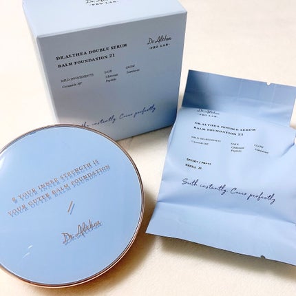 ダブル セラム バーム ファンデーション/Dr.Althea/クリーム・エマルジョンファンデーションを使ったクチコミ(5枚目)