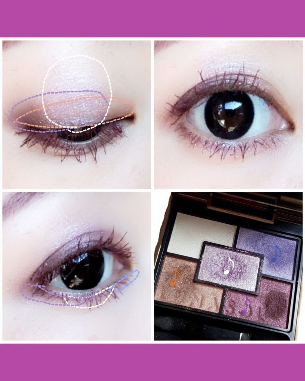 ジェミネイトアイズ/LUNASOL/アイシャドウパレットを使ったクチコミ（3枚目）
