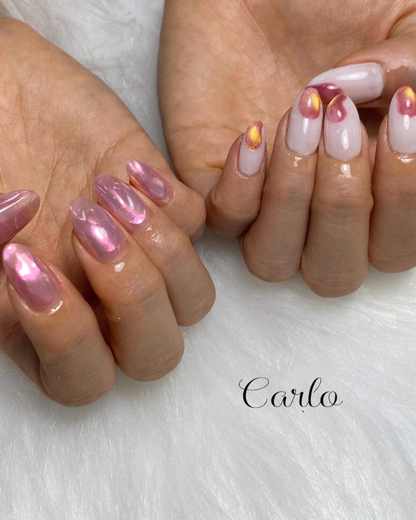 YUKA on LIPS 「【ちゅるんネイル】所沢市ネイルサロン|Carlo.ピンク🩷のう..」(2枚目)