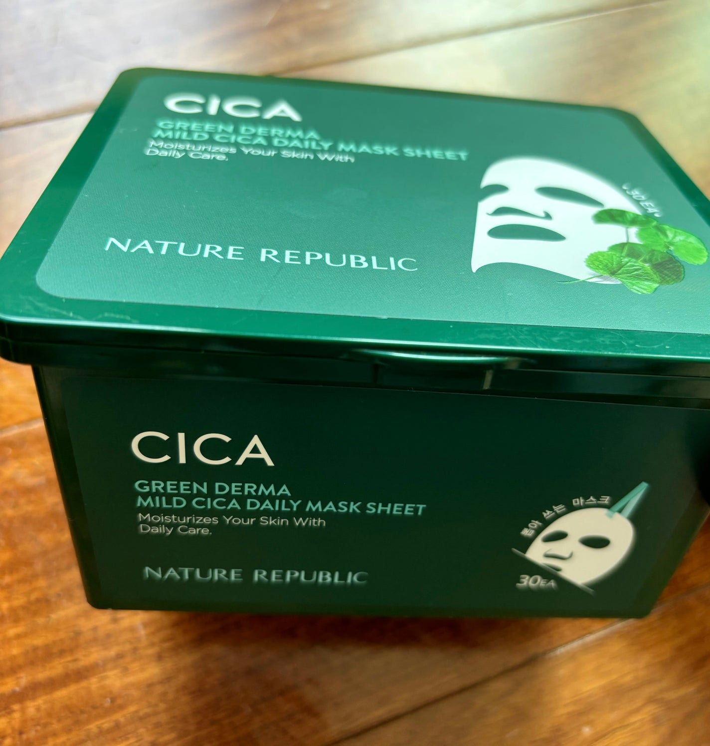 グリーンダーマCICA デイリーシートマスク/ネイチャーリパブリック/シートマスク・パックを使ったクチコミ(1枚目)