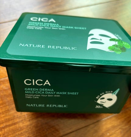 グリーンダーマCICA デイリーシートマスク/ネイチャーリパブリック/シートマスク・パックを使ったクチコミ(1枚目)